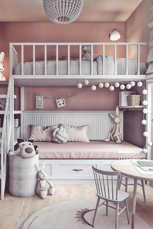 Das Schlafzimmer eines kleinen Mädchens Online-Puzzle