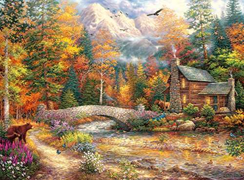 House in mountains. jigsaw puzzle online