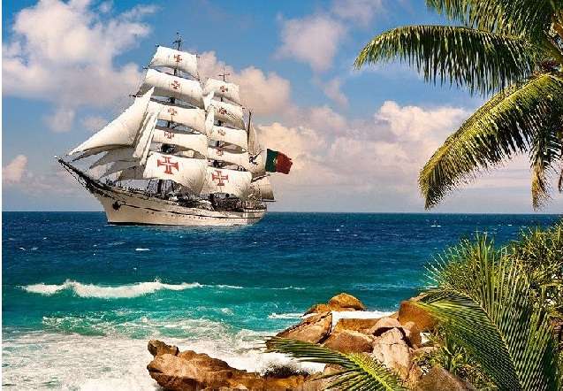 On the oceanic route. jigsaw puzzle online