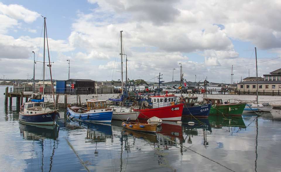 Pier for fishing boats jigsaw puzzle online