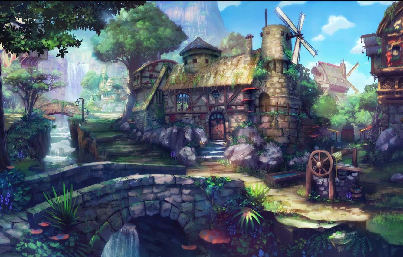 Una casa di fantasia puzzle online