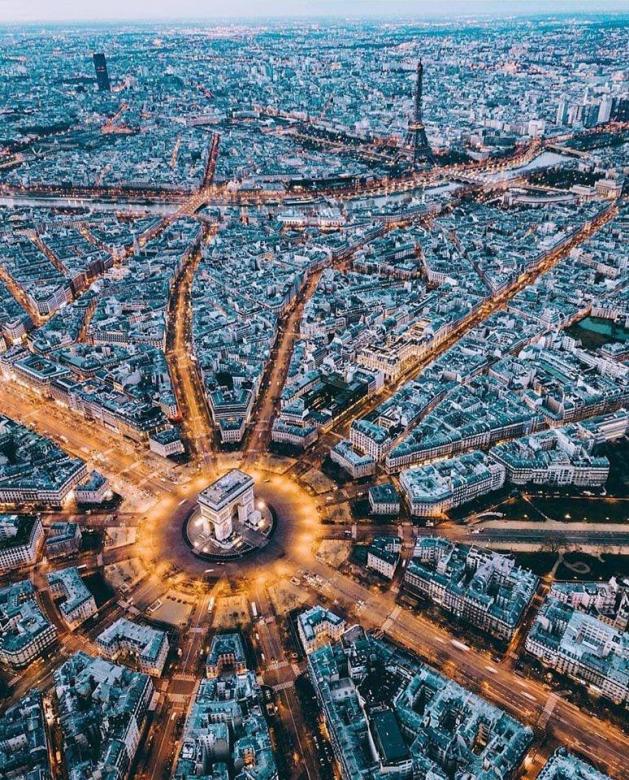 Vedere aeriană a Parisului puzzle