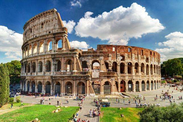 Olaszország - a Colosseum online puzzle