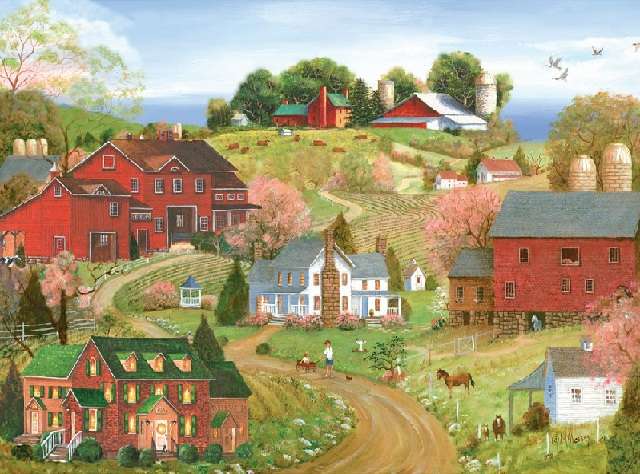 Paesaggio rurale puzzle online