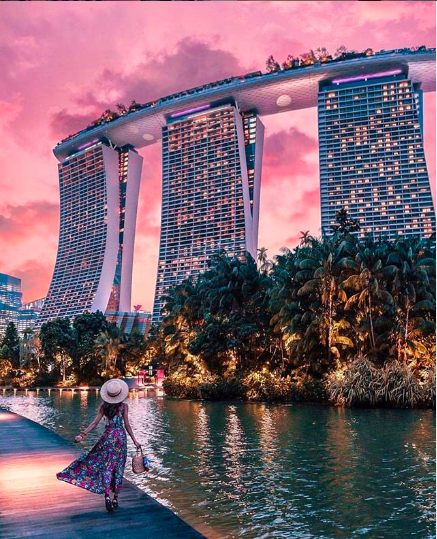Marina Bay Sands, Singapore pussel på nätet