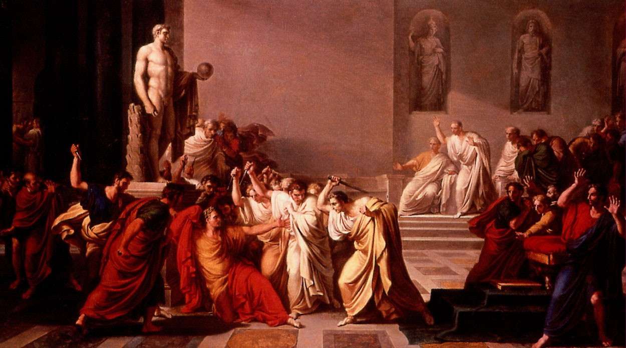 Смерть Цезаря пазл онлайн