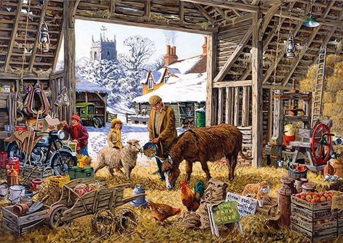 in a rural barn online puzzle