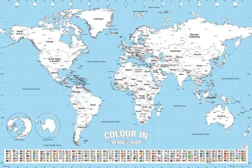 παγκόσμιος χάρτης παζλ online
