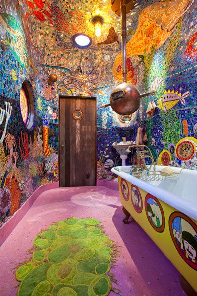 Művészi fürdőszoba kirakós online