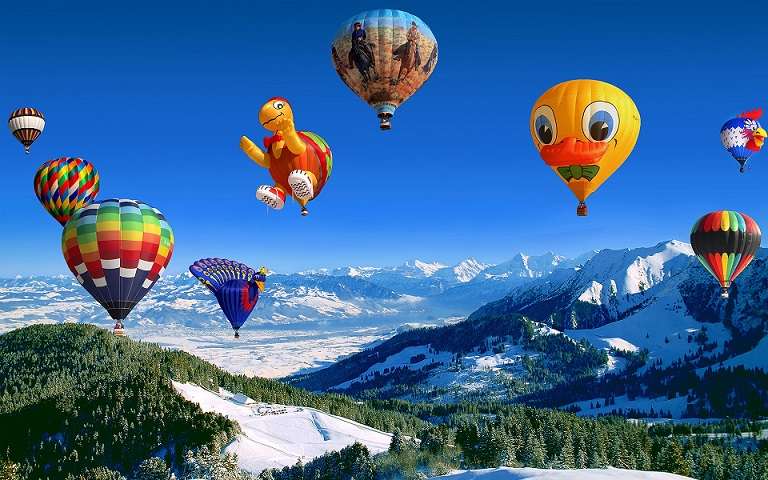 Festivalul baloanelor. puzzle online