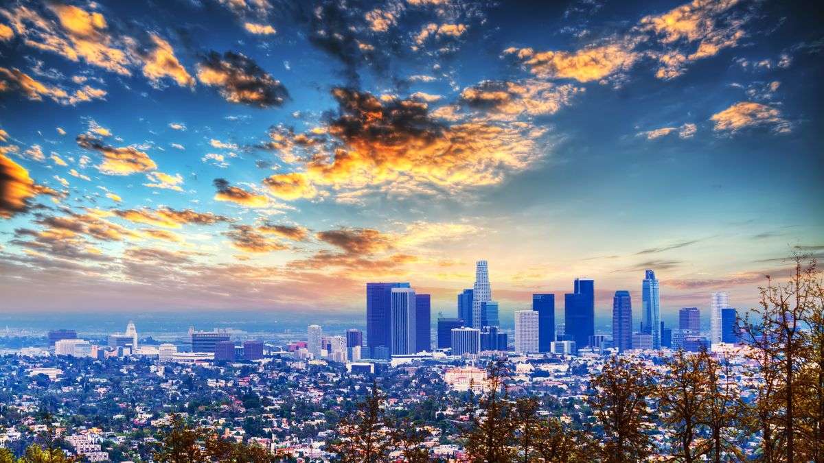Λος Άντζελες - μια πόλη στην Καλιφόρνια παζλ online
