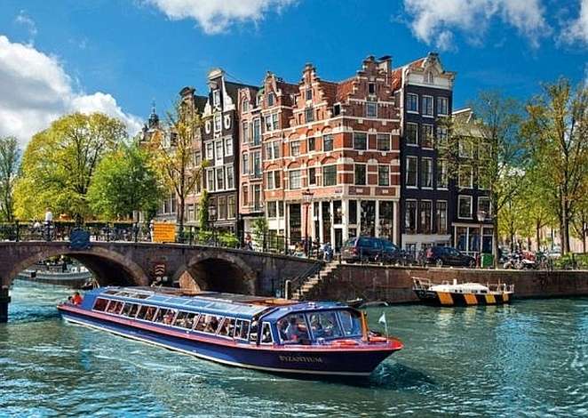 Amsterdam kryssning pussel