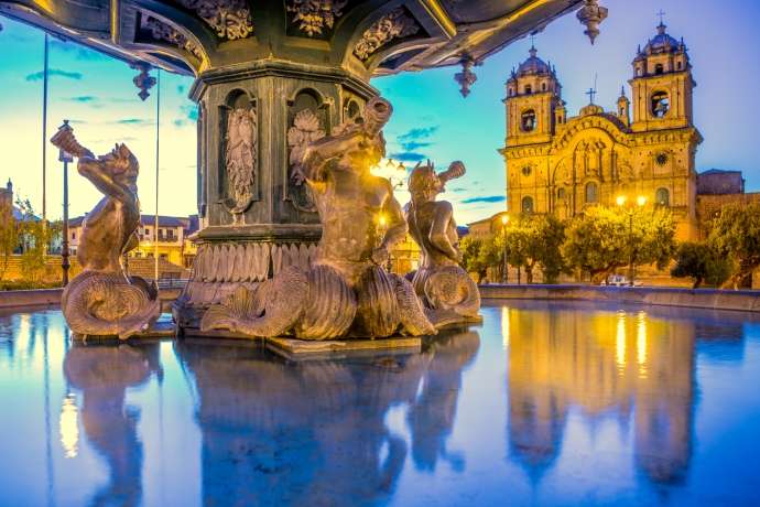 Ambiances péruviennes, une fontaine puzzle en ligne