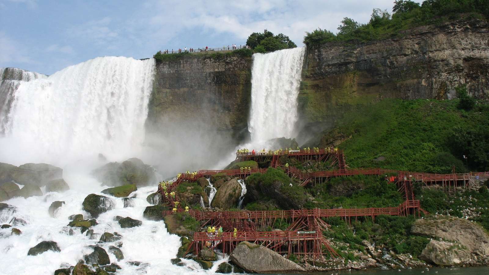 Niagarské vodopády. skládačky online