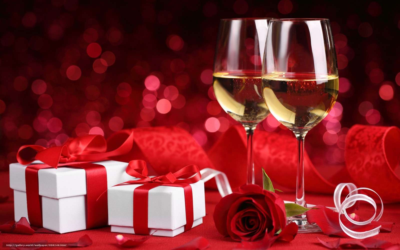 Романтичен подарък онлайн пъзел