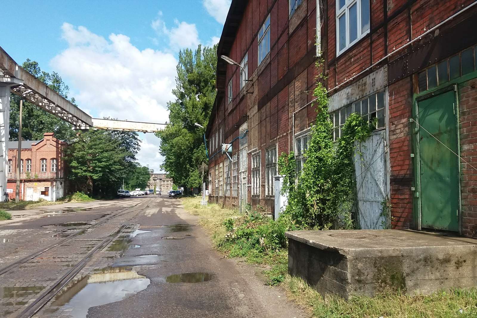 Antiguo astillero de Gdansk. rompecabezas en línea