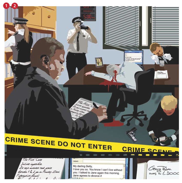 scena del crimine puzzle online