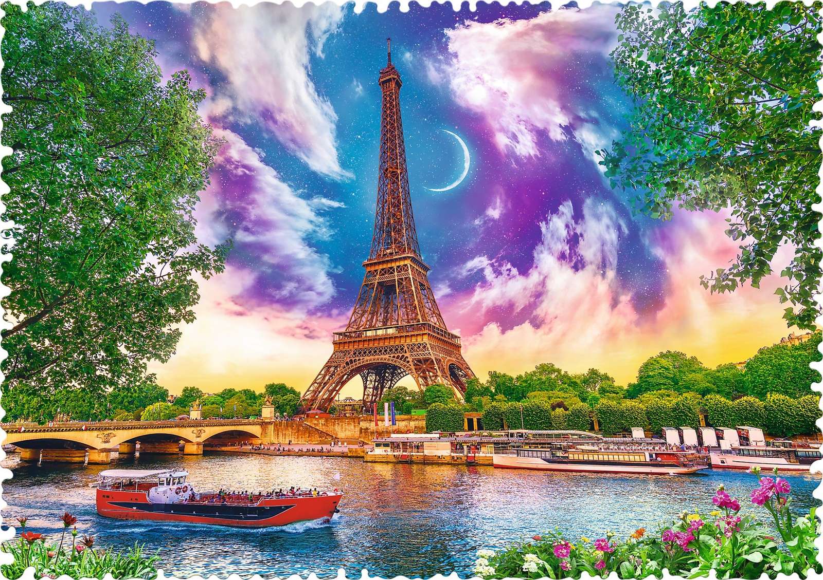 Der Himmel über Paris. Online-Puzzle