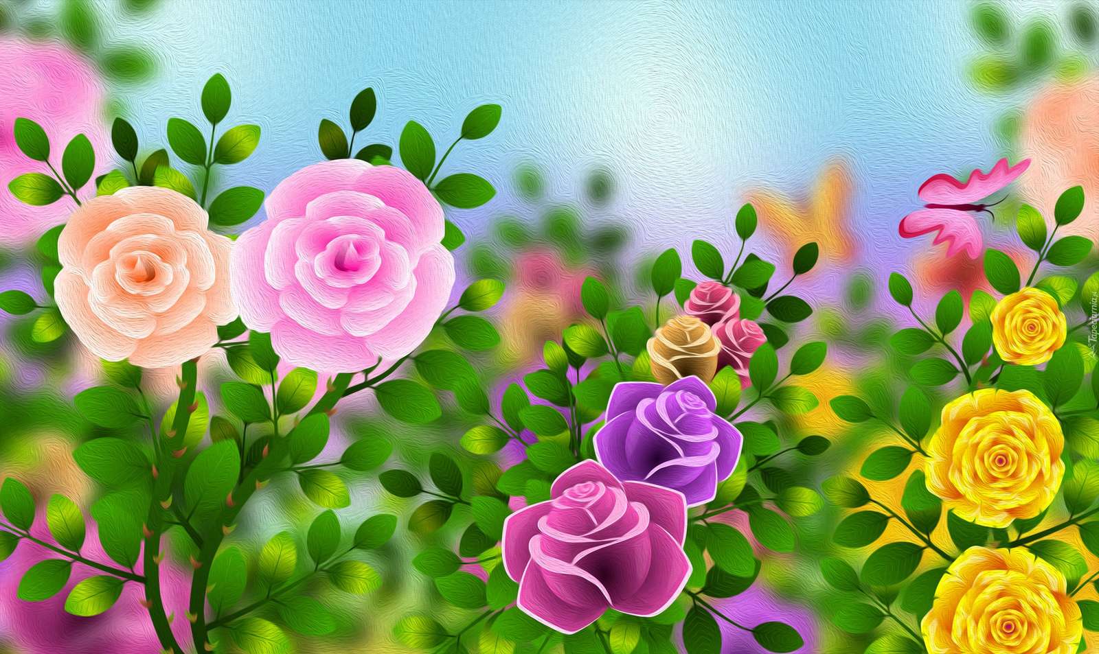 computer flowers jigsaw puzzle online