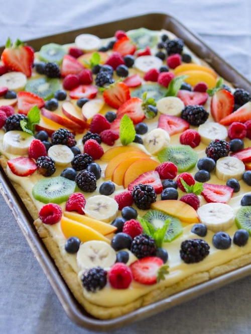Плодова витаминна торта онлайн пъзел