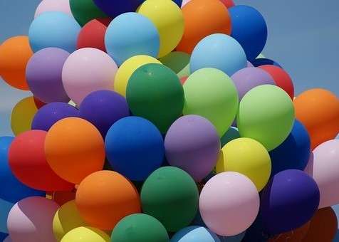 COLORFUL BALLOONS. online puzzle