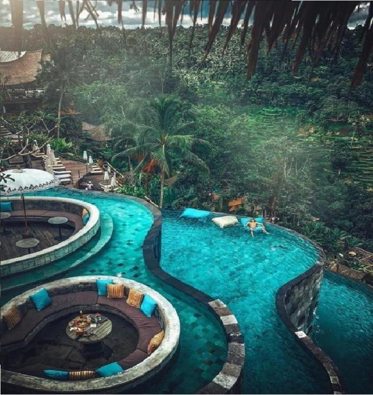 Bali landskap pussel på nätet