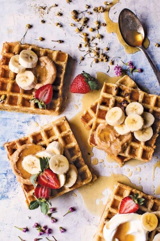 Waffles for breakfast jigsaw puzzle online