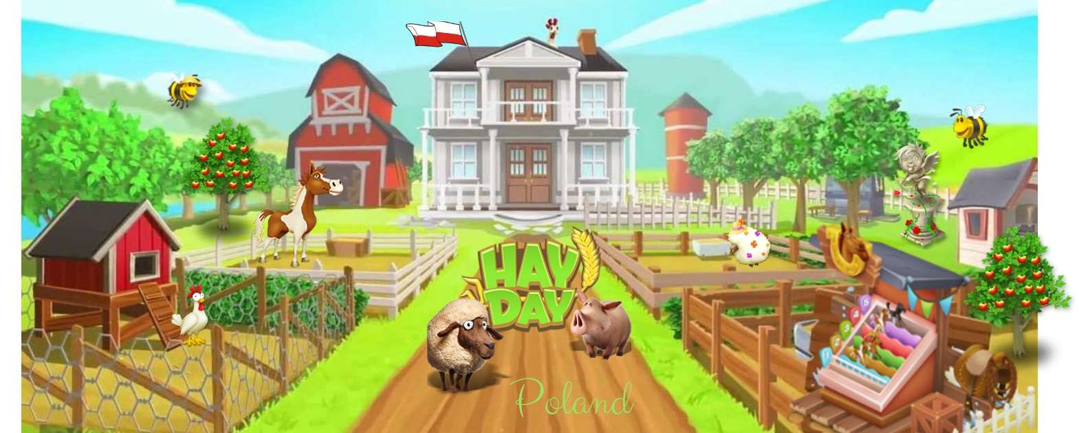 Hay Day Poland Online-Puzzle