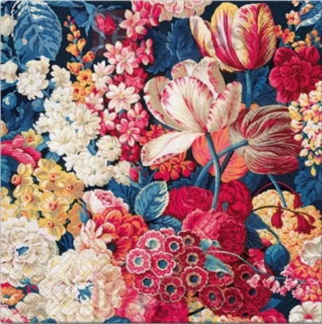 Fleurs sur une serviette. puzzle en ligne