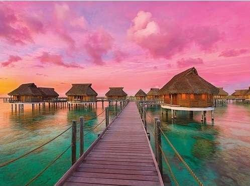 Maldiverna. Pussel online