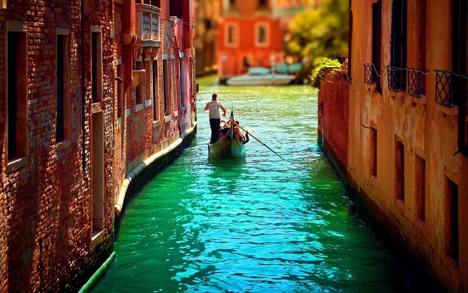 Venedigs kanal Pussel online