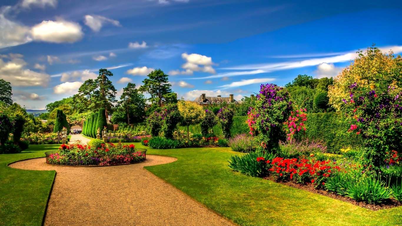 kert Skóciában kirakós online