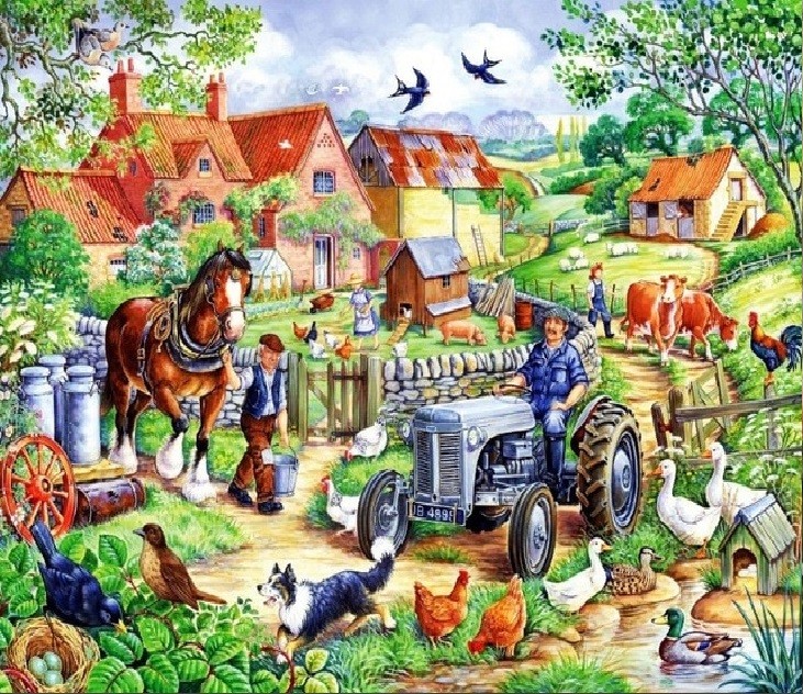 Paysage rural puzzle en ligne