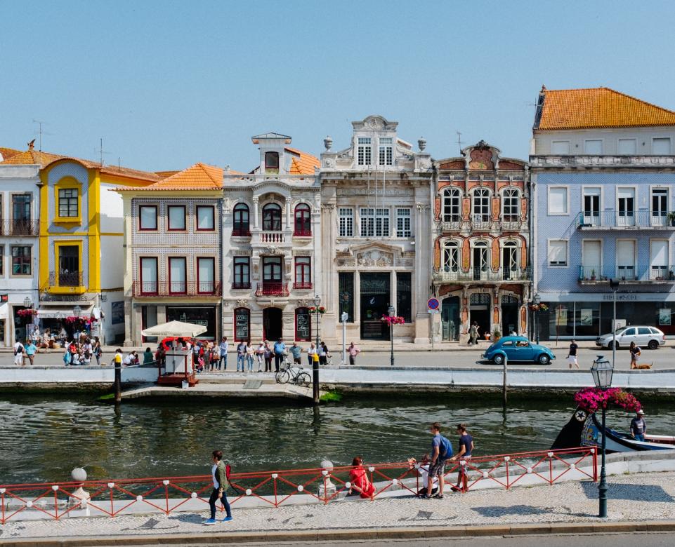 Gebäude des schönen Portugal Puzzlespiel online