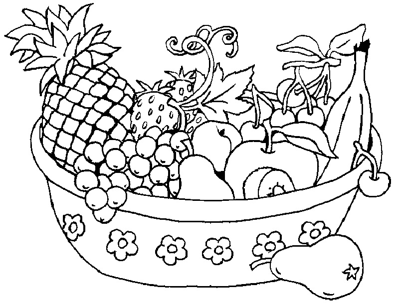 Кошница с плодове онлайн пъзел