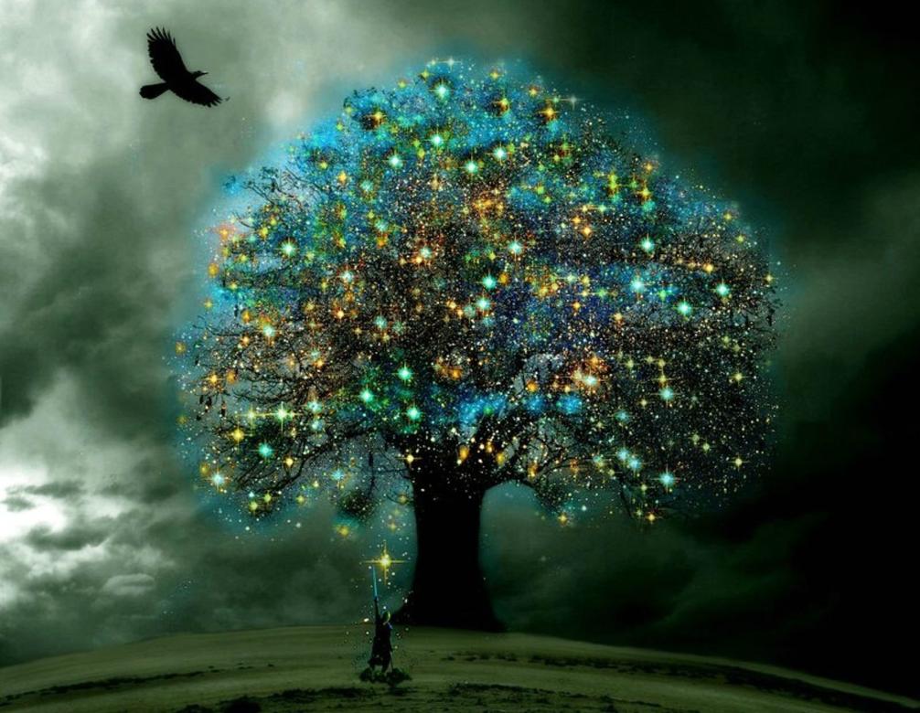 magische boom afbeelding legpuzzel online