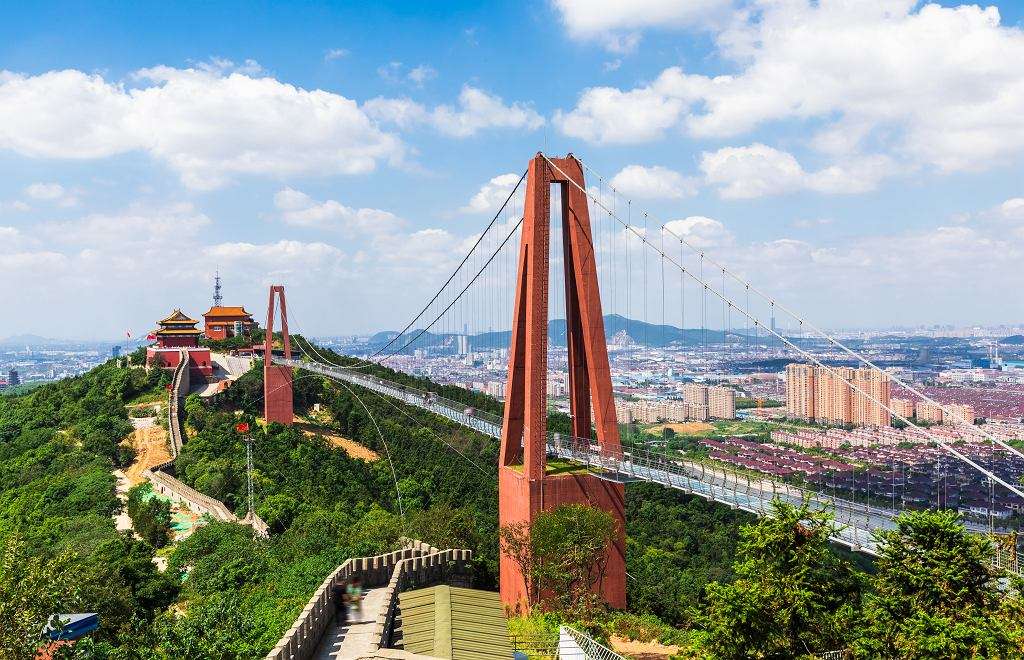 China: un pod de sticlă. puzzle online