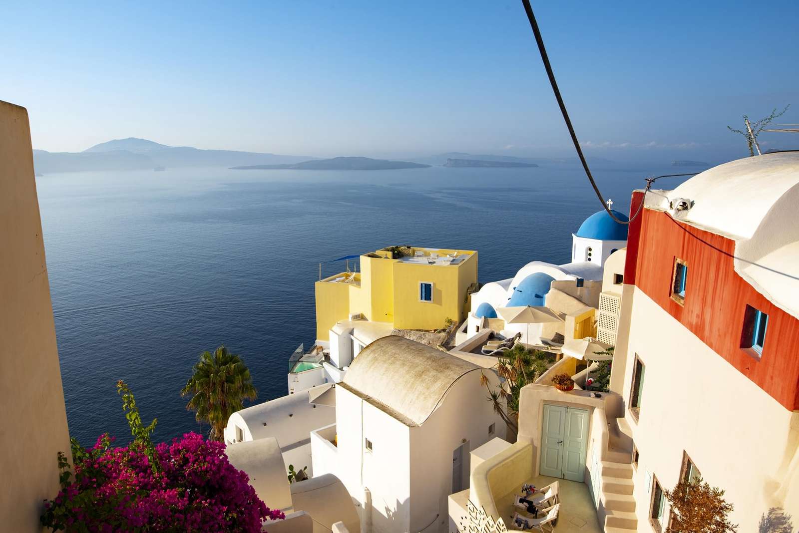 Красочная Греция онлайн-пазл