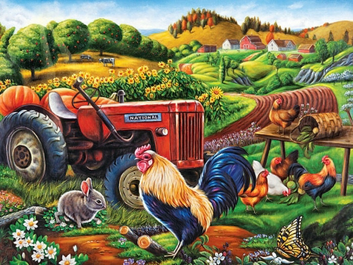 Na zona rural polonesa puzzle online