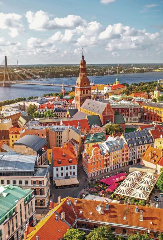 Въздушен изглед на Естония онлайн пъзел
