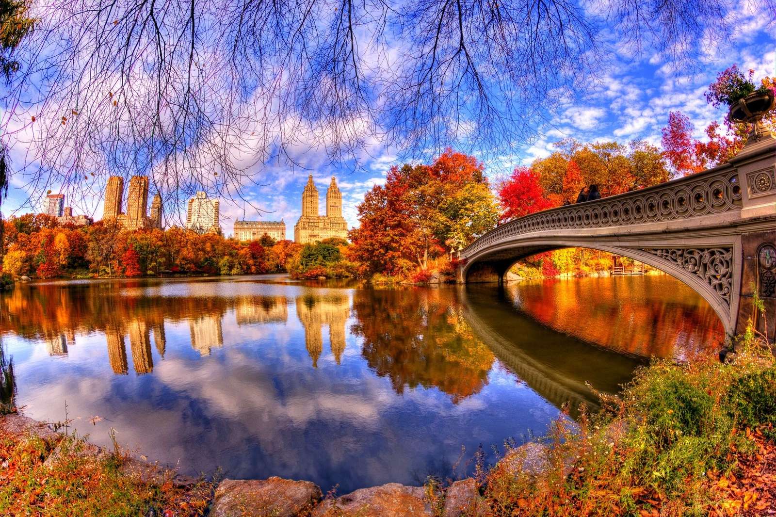 Centrala Manhattan Park i New York Pussel online
