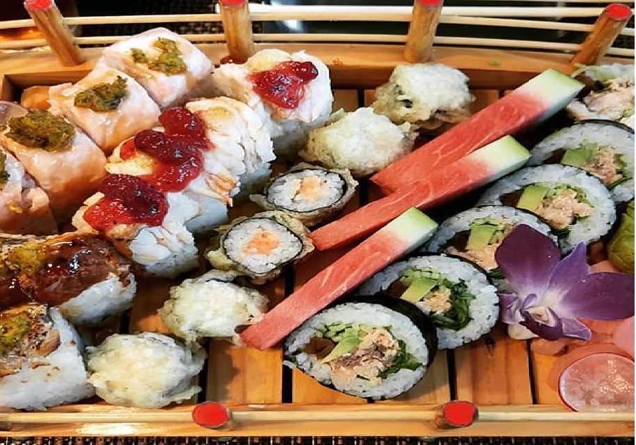 Sushi giapponese puzzle online