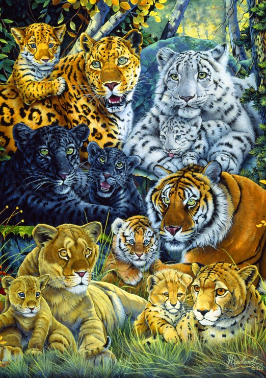 "Big cats". jigsaw puzzle online
