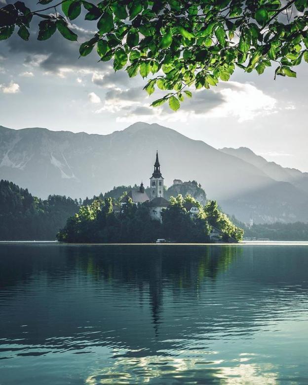 Lake Bled in Slovenië online puzzel