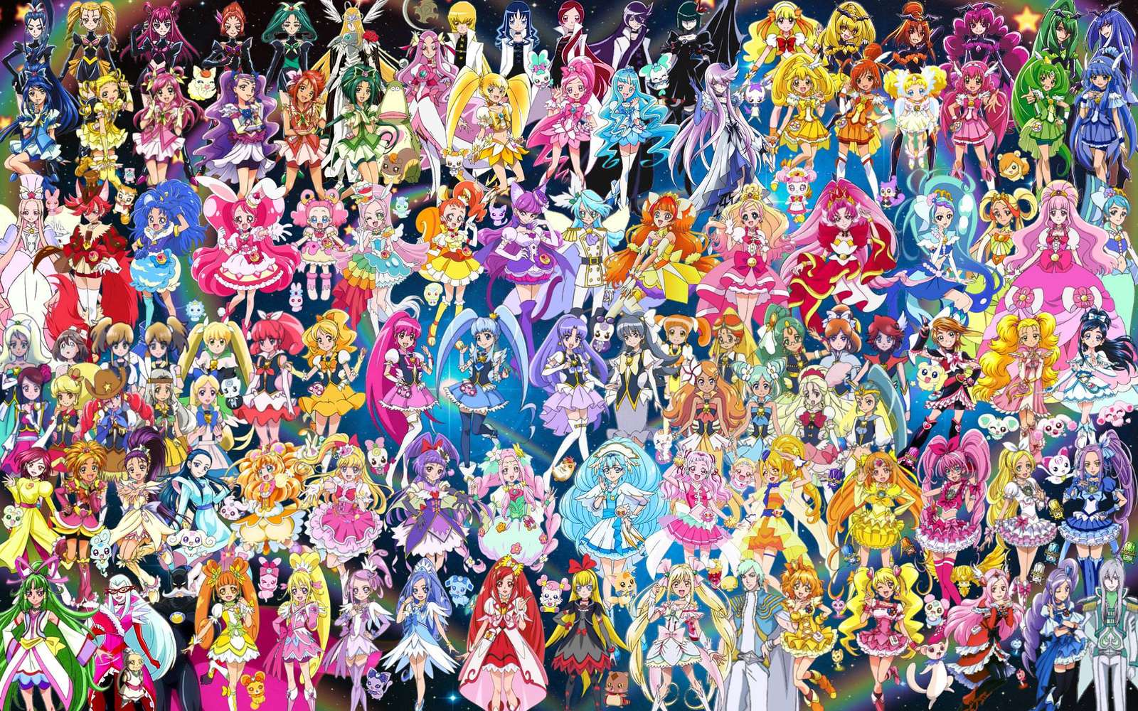 Pretty Cure 大 集合 puzzle online