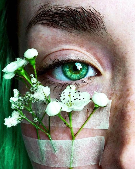 зелені очі пазл онлайн