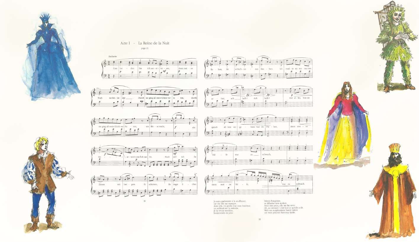 Babero de animación de Mozart rompecabezas en línea