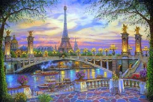 Vistas parisienses. puzzle online