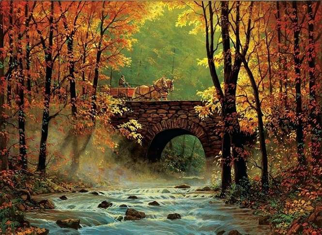 Foresta d'autunno puzzle online