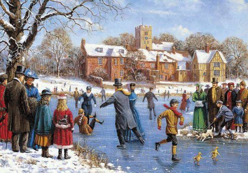 An open-air ice rink. online puzzle